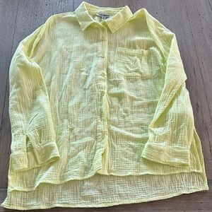 Steve Madden Gauze Button Up Shirt
